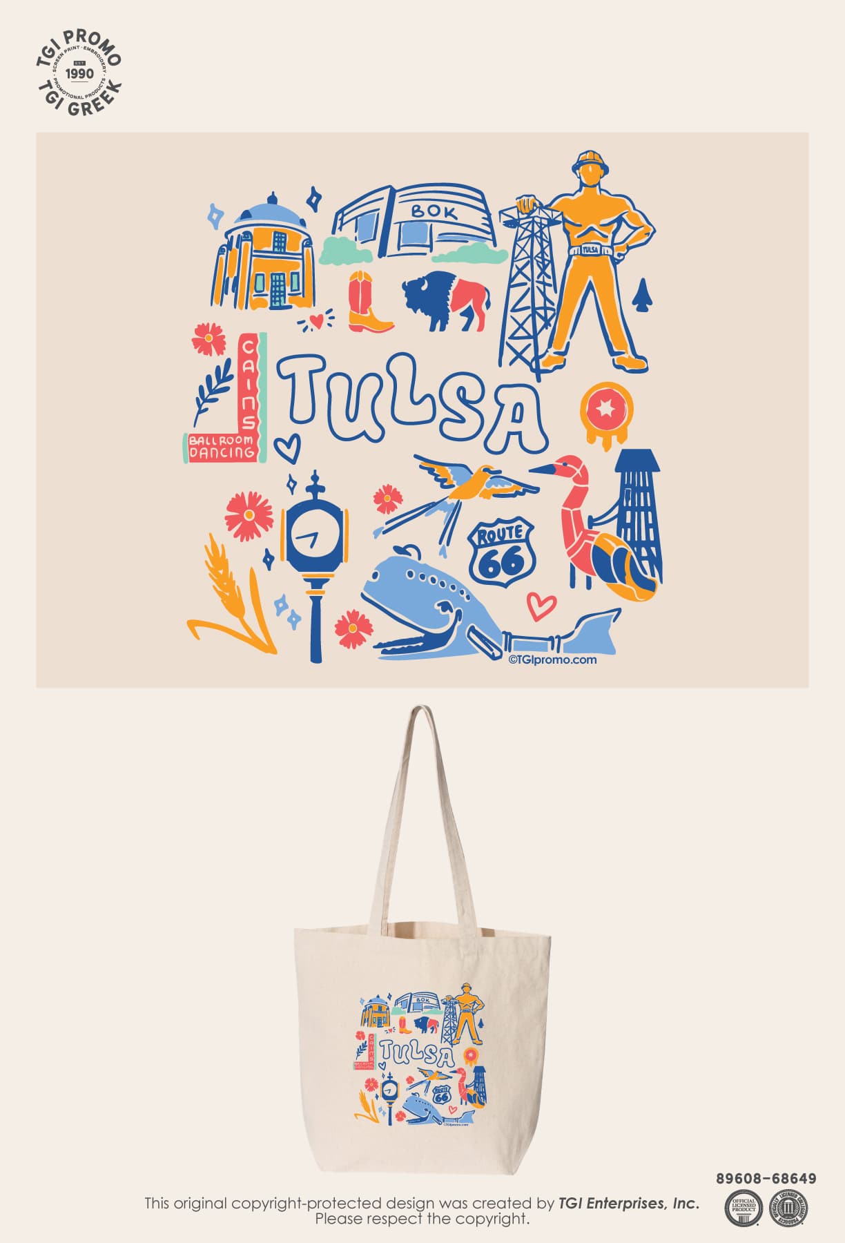 TGI Promo – Tulsa Cute Tote