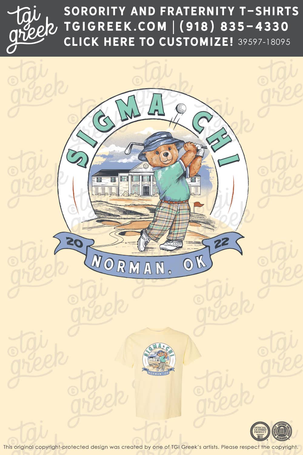 TGI – Sigma Chi Golf Bear