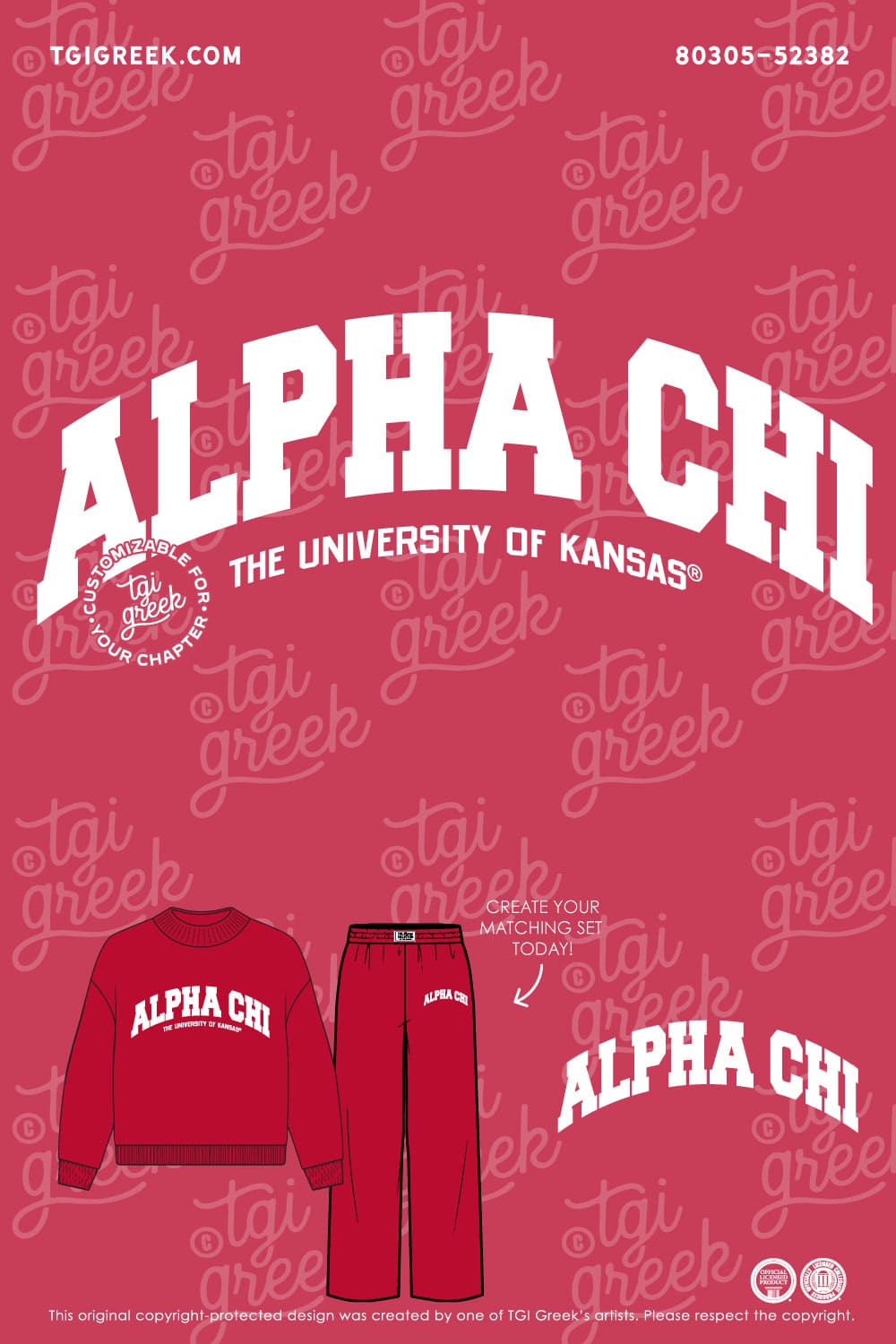 Alpha Chi Omega – KU PR Sweatpants