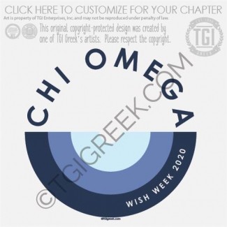 Chi Omega USFL Philanthropy Blue
