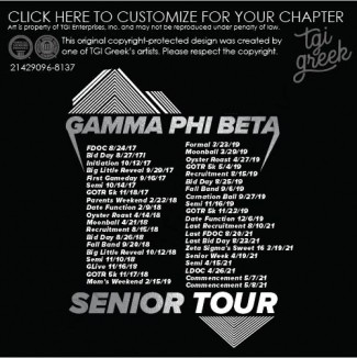 Gamma Phi Beta – SCSU Senior Shirts