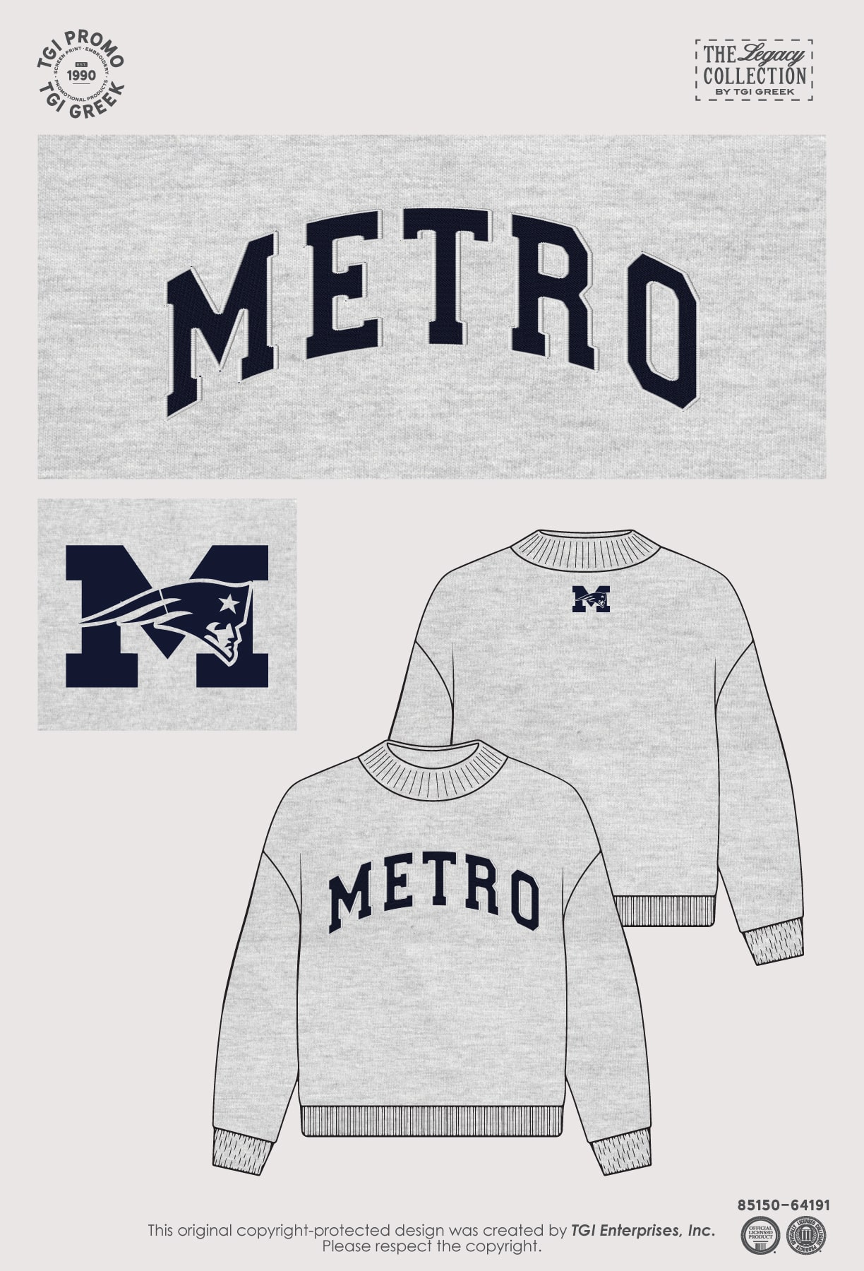 Metro Christian Academy – Mock Neck