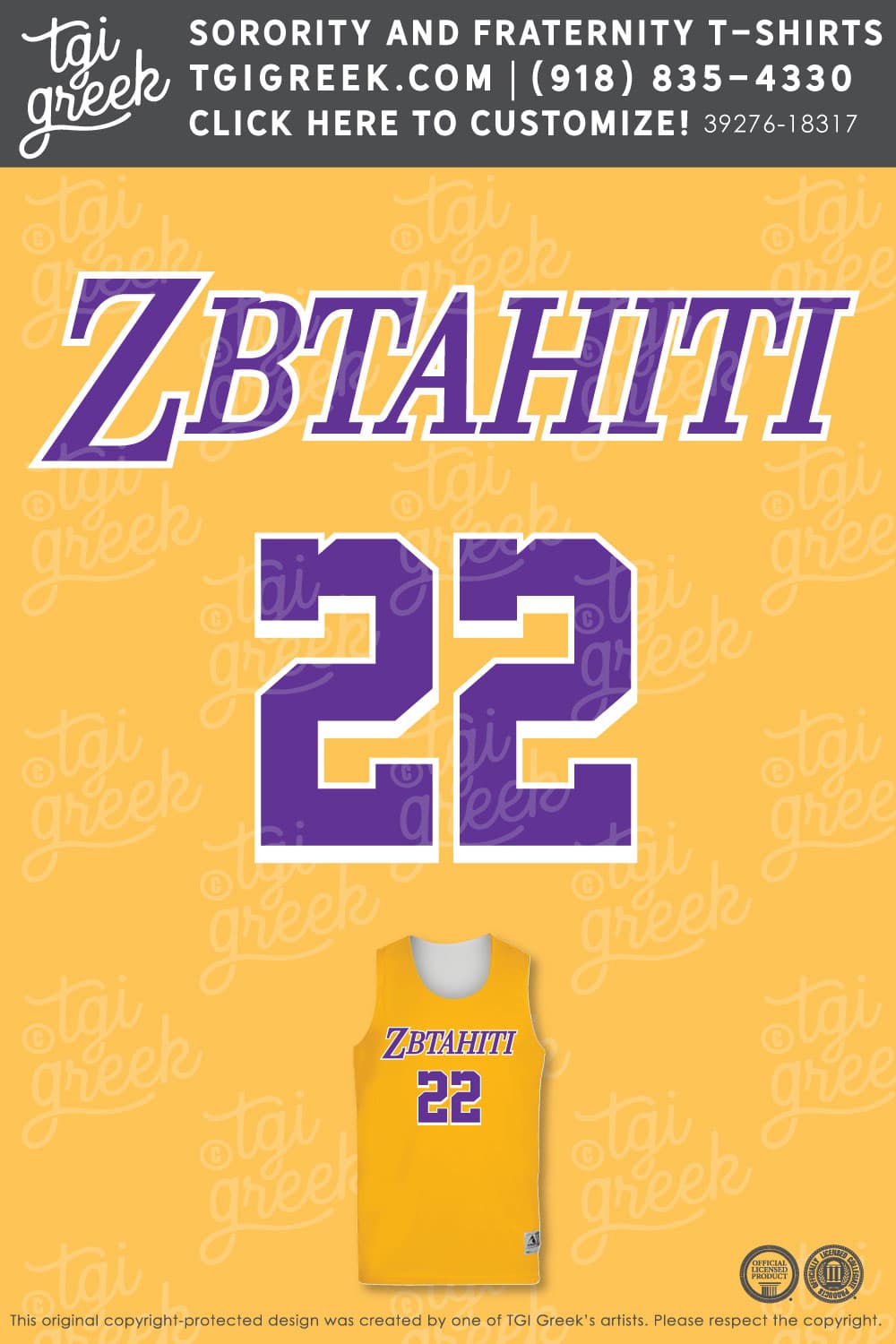 Zeta Beta Tau – KU Jersey