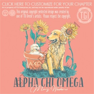 TGI – Alpha Chi Omega Moms Day Wildflower Pups