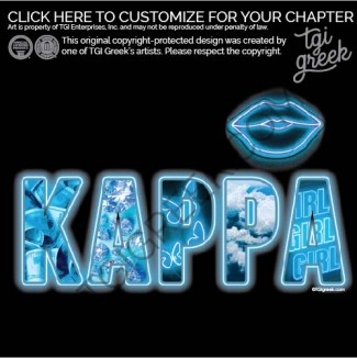 Kappa Kappa Gamma – boujee Collage – Lips