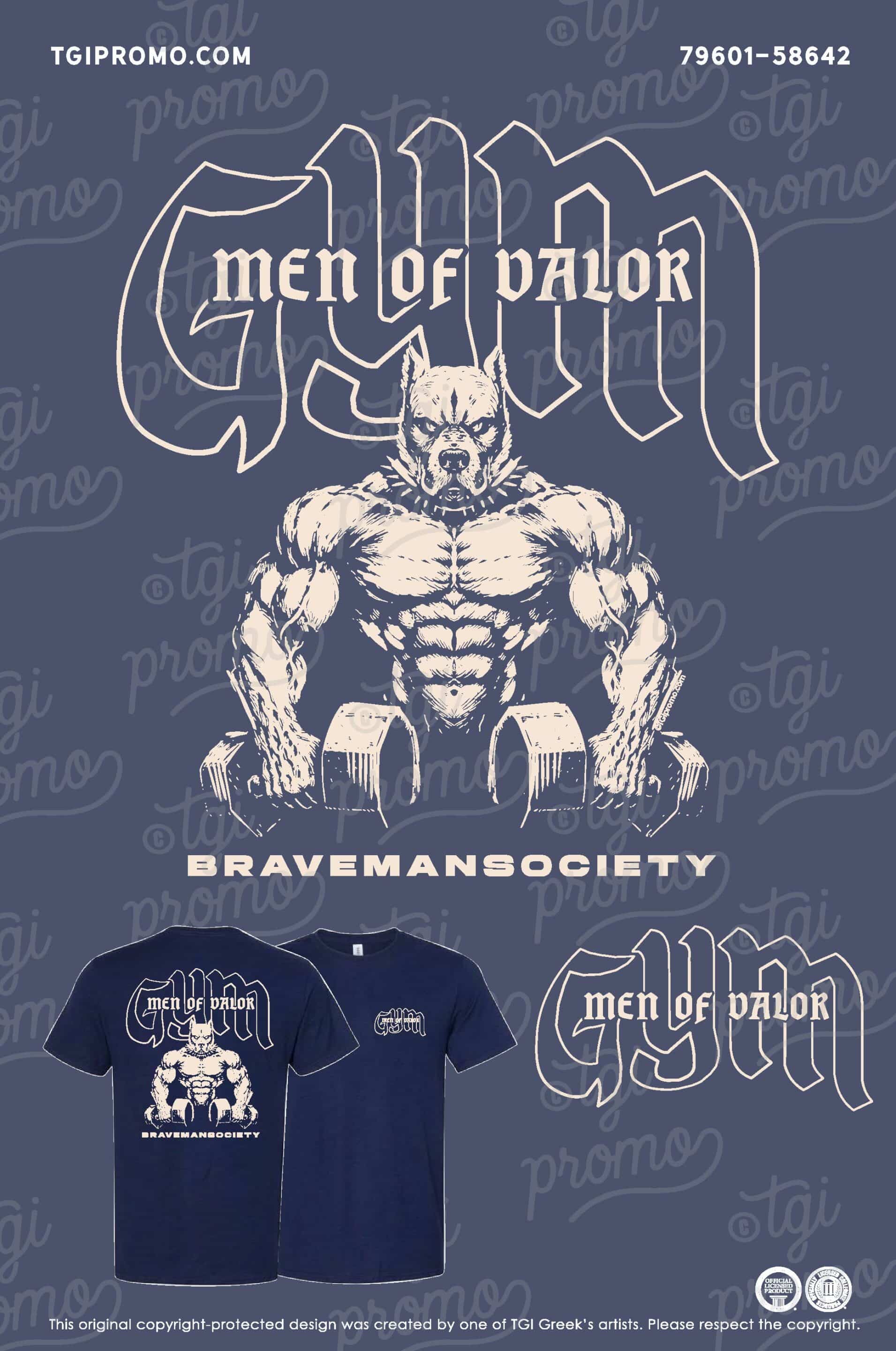 Brave Man Society – Brave Man Gym Shirt