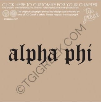 Alpha Phi PR Crewneck