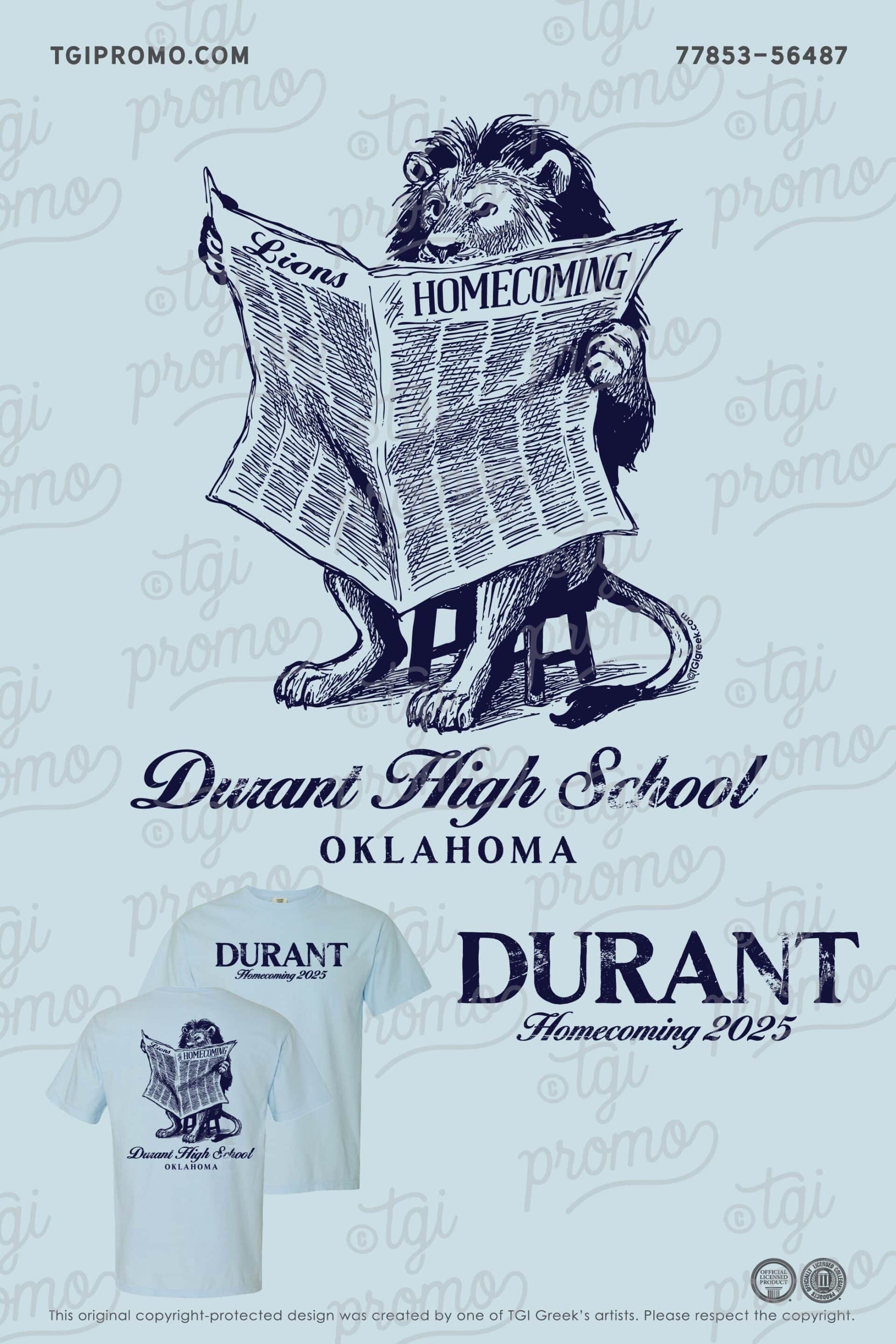 Durant Public Schools – Newspaper Mascot