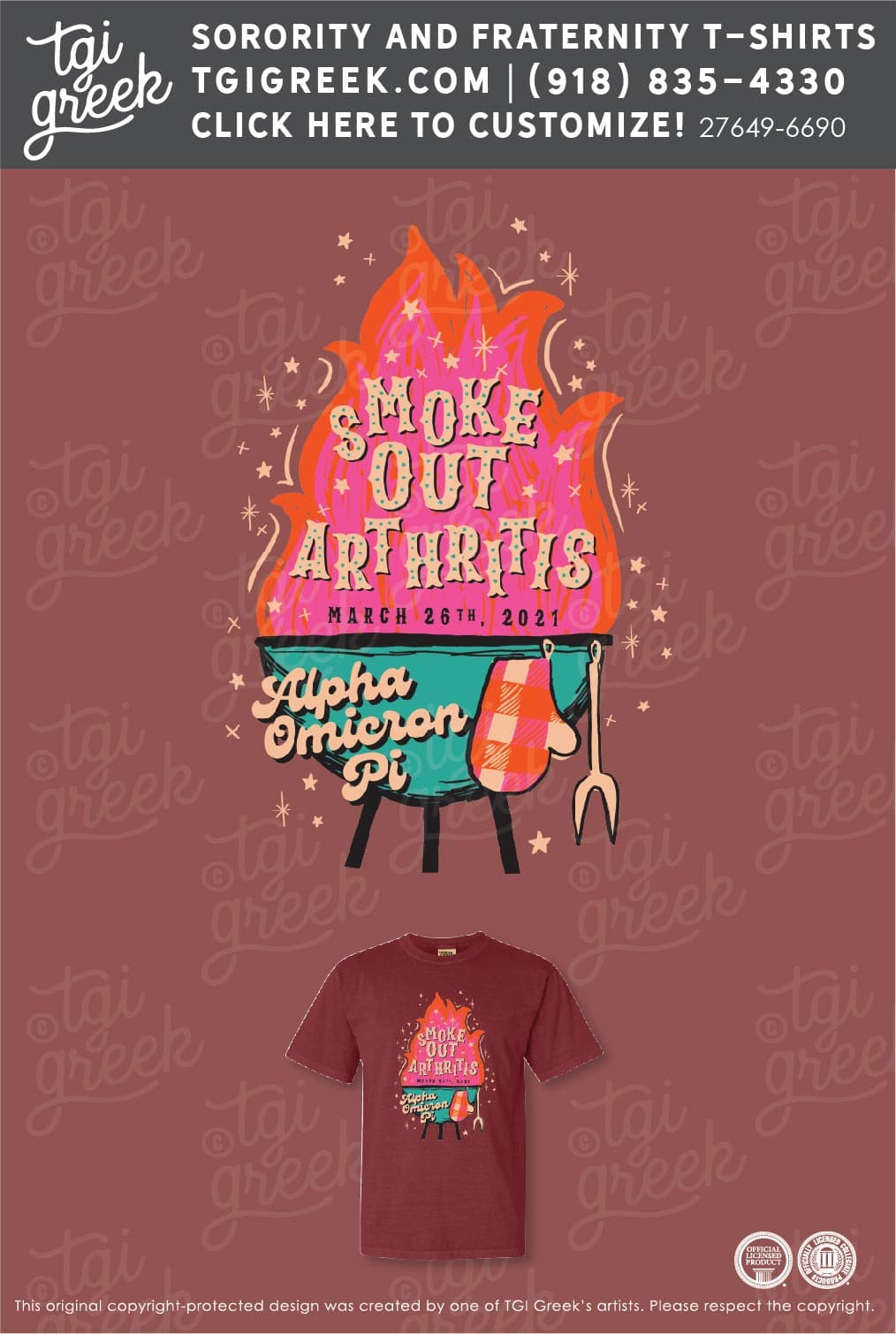 Alpha Omicron Pi – TAMU Smoke Out Arthritis