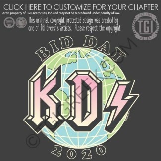 TGI-Kappa Delta rock N roll Globe