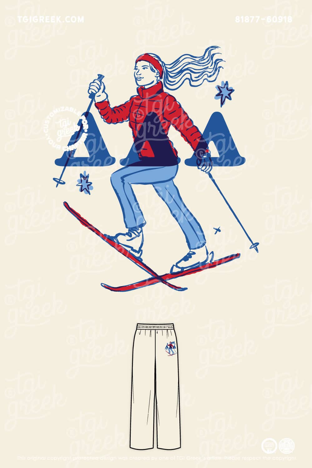 Delta Delta Delta – TXTECH Apres Ski Bottoms