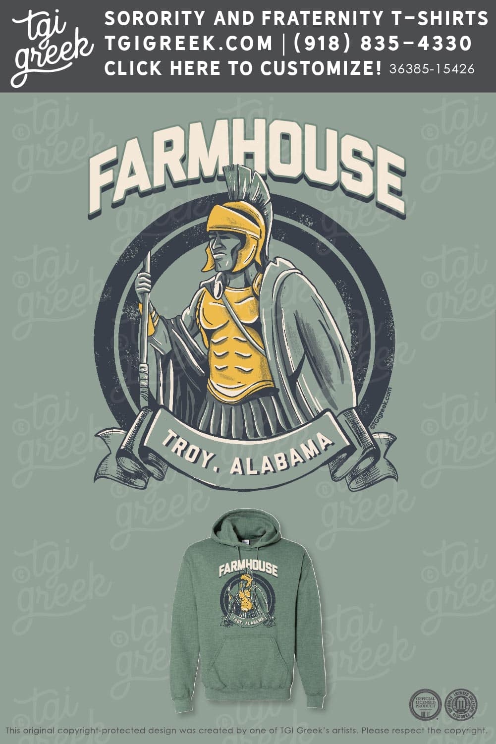 FARMHOUSE – TROY Mascot PR