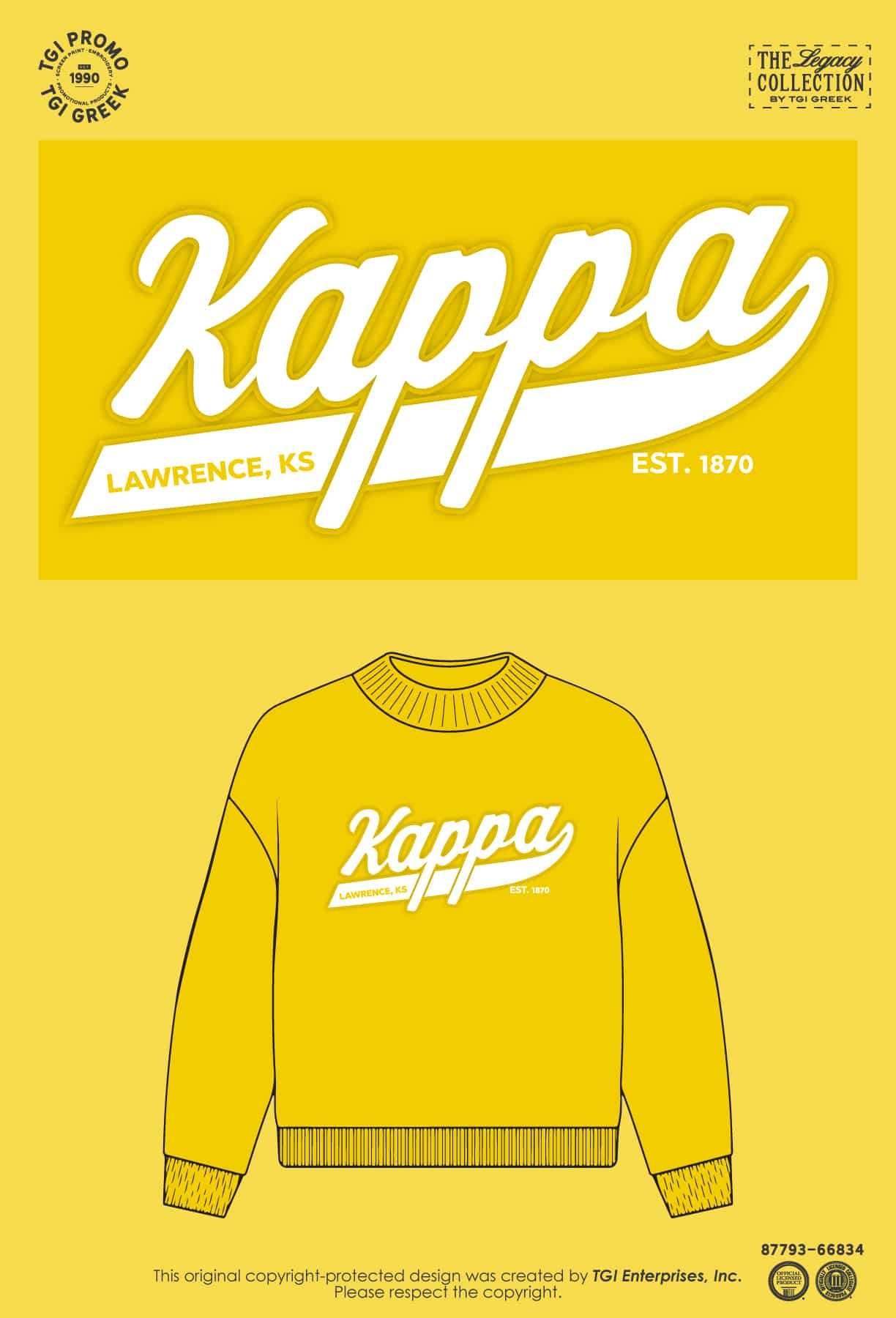 Kappa Kappa Gamma – TGI New Stock Design