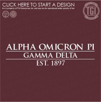 Alpha Omicron Pi-USA PR Sweatshirt