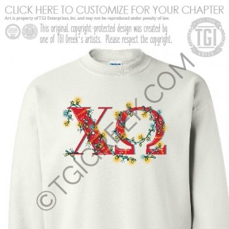 Chi Omega – INSU Holiday Shirt