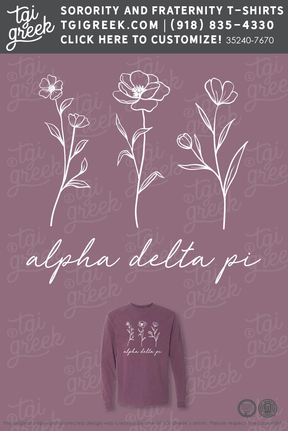 Alpha Delta Pi – ISU Long Sleeve