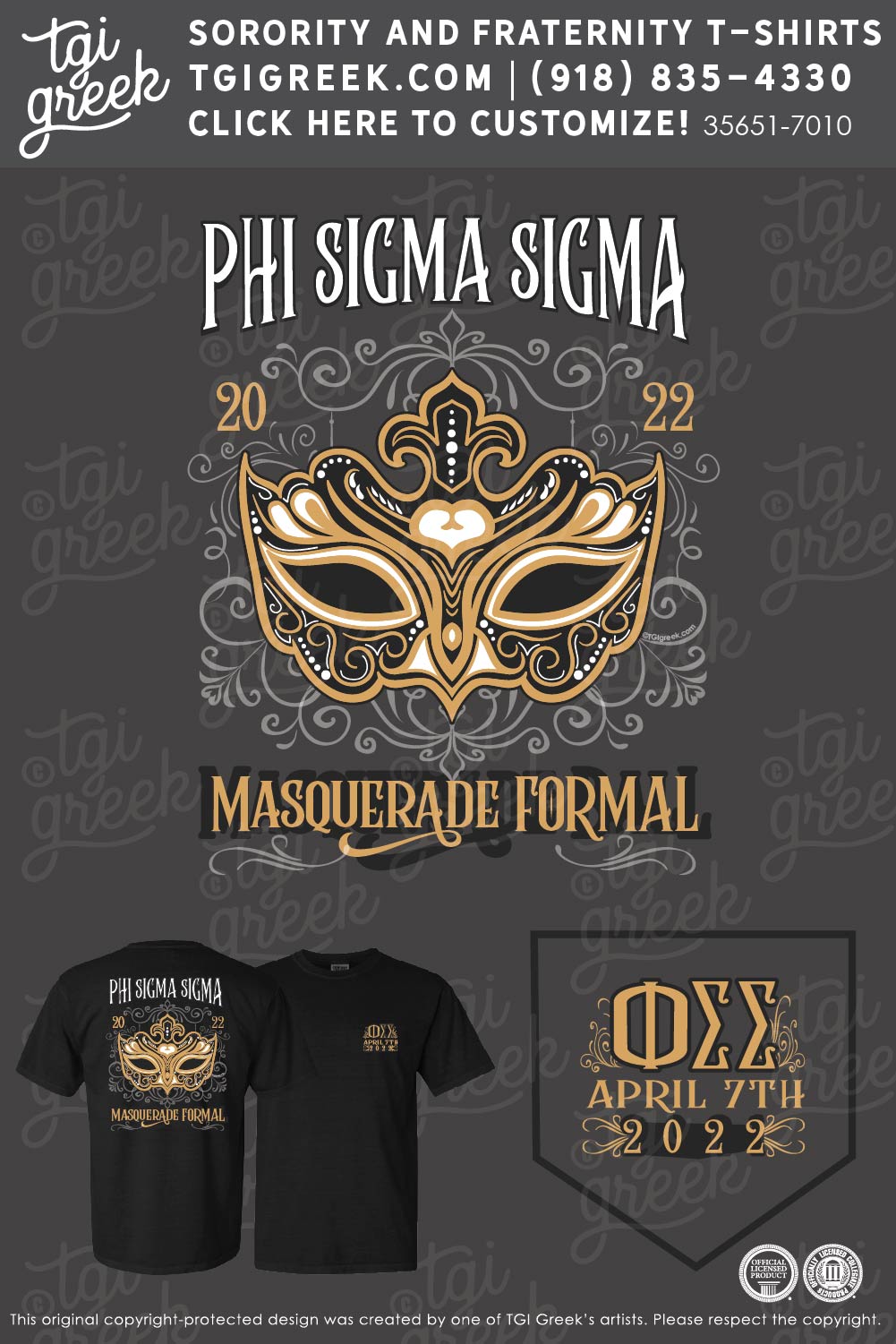 Phi Sigma Sigma – NOVA Masquerade Formal