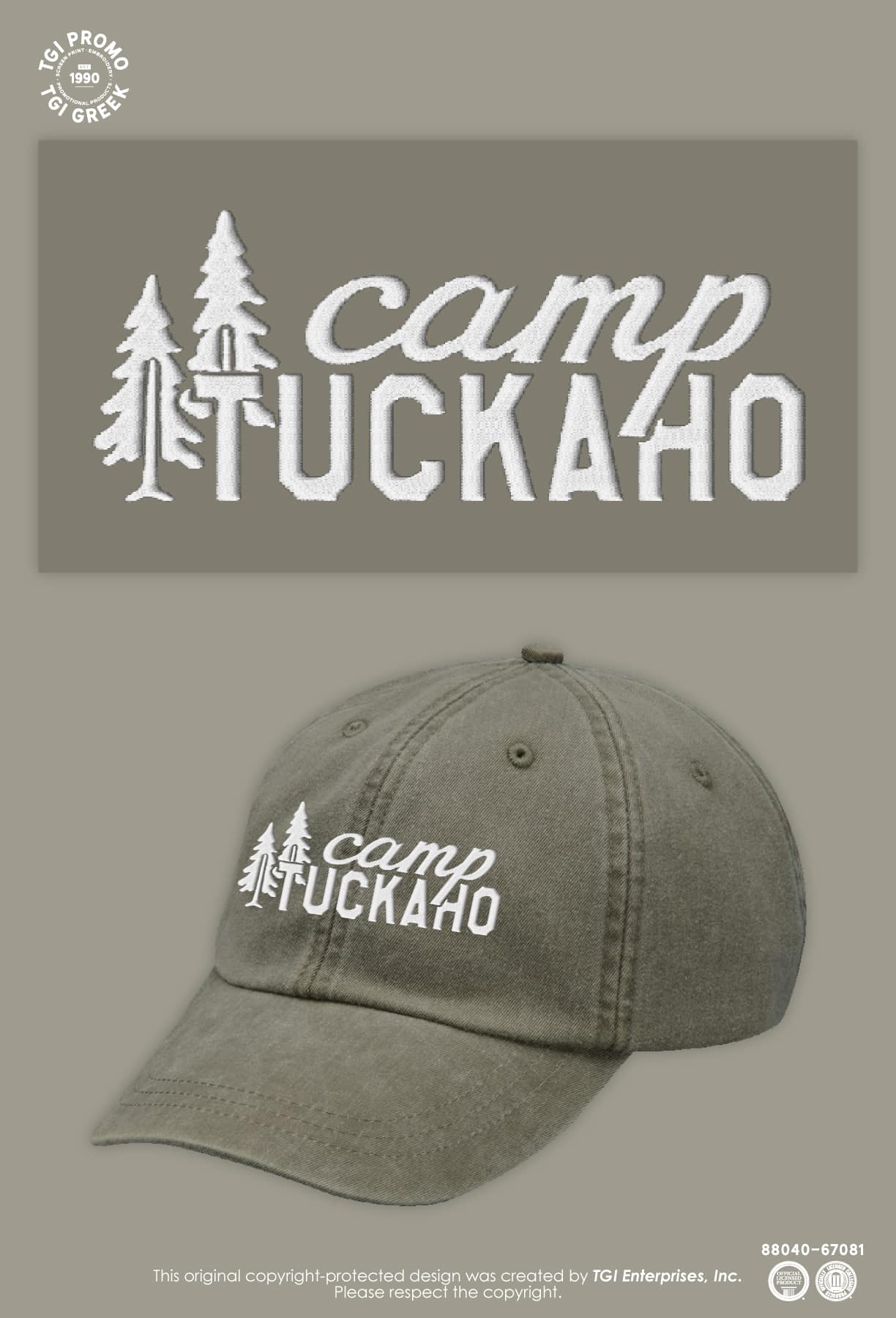 Camp Tuckaho – Volunteer Hats