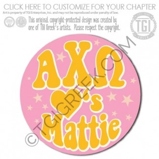Alpha Chi Omega – OU Soonerthon Sticker