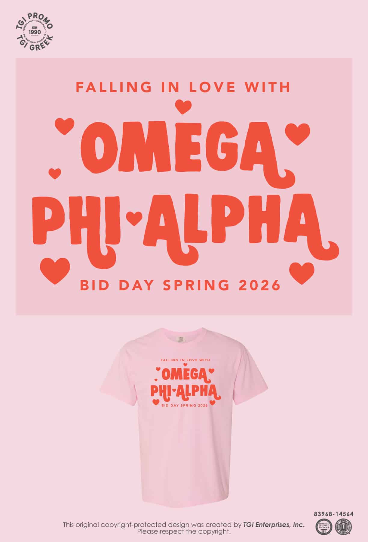 Omega Phi Alpha – KENN Bid Day Spring