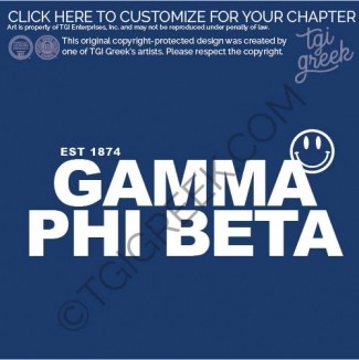 TGI – Gamma Phi Beta PsychodelicPR Smiley Face