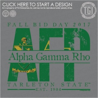 Alpha Gamma Rho-TSU Bid Day