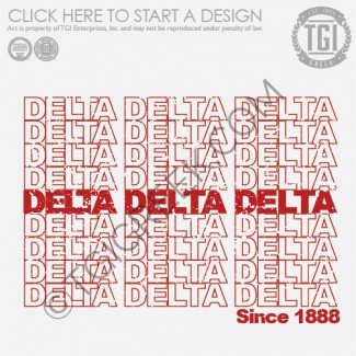 TGI-Delta Delta Delta Bag PR Shirt