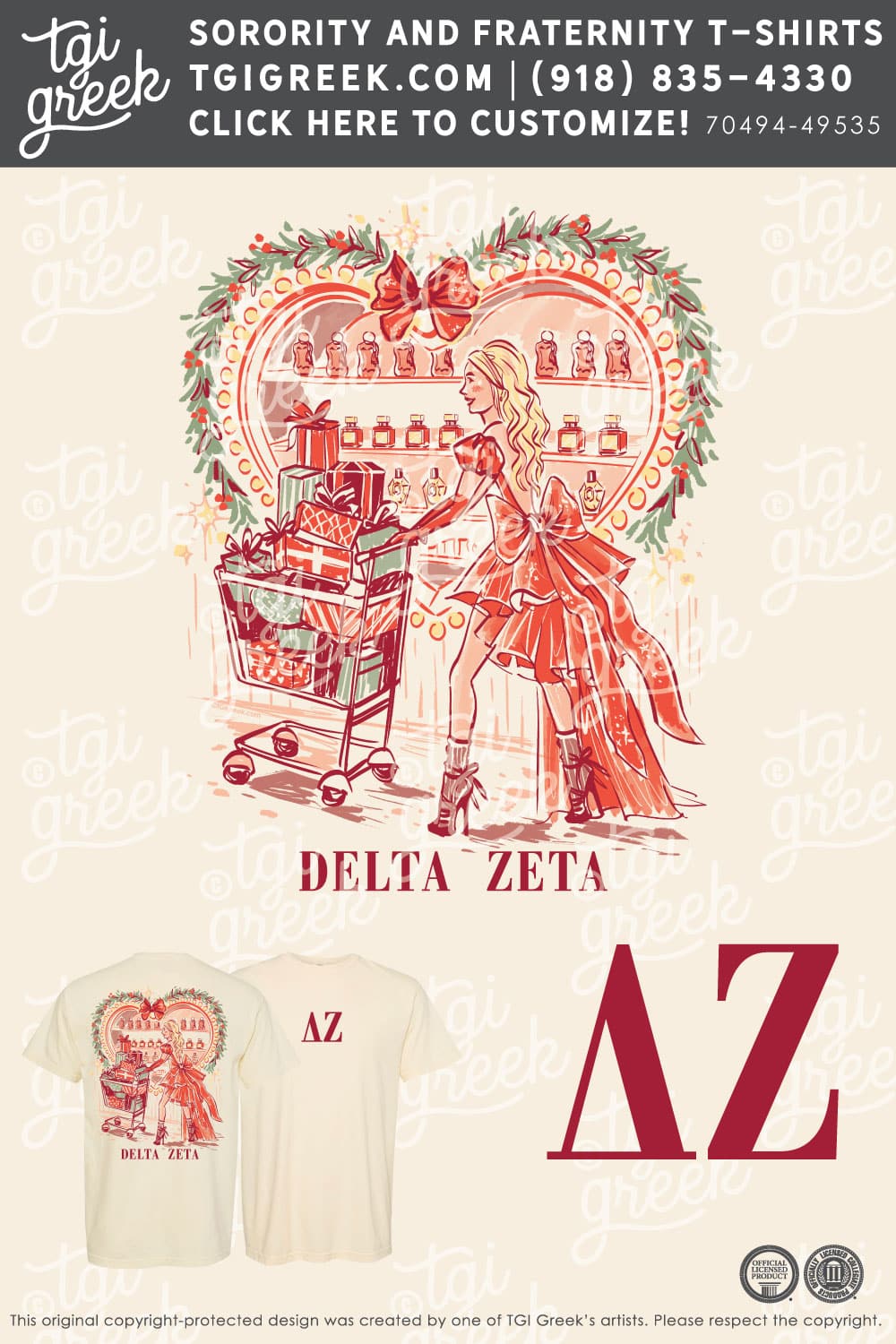 TGI – Delta Zeta Xmas Shopping
