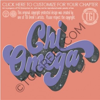 TGI-Chi Omega groovy word space
