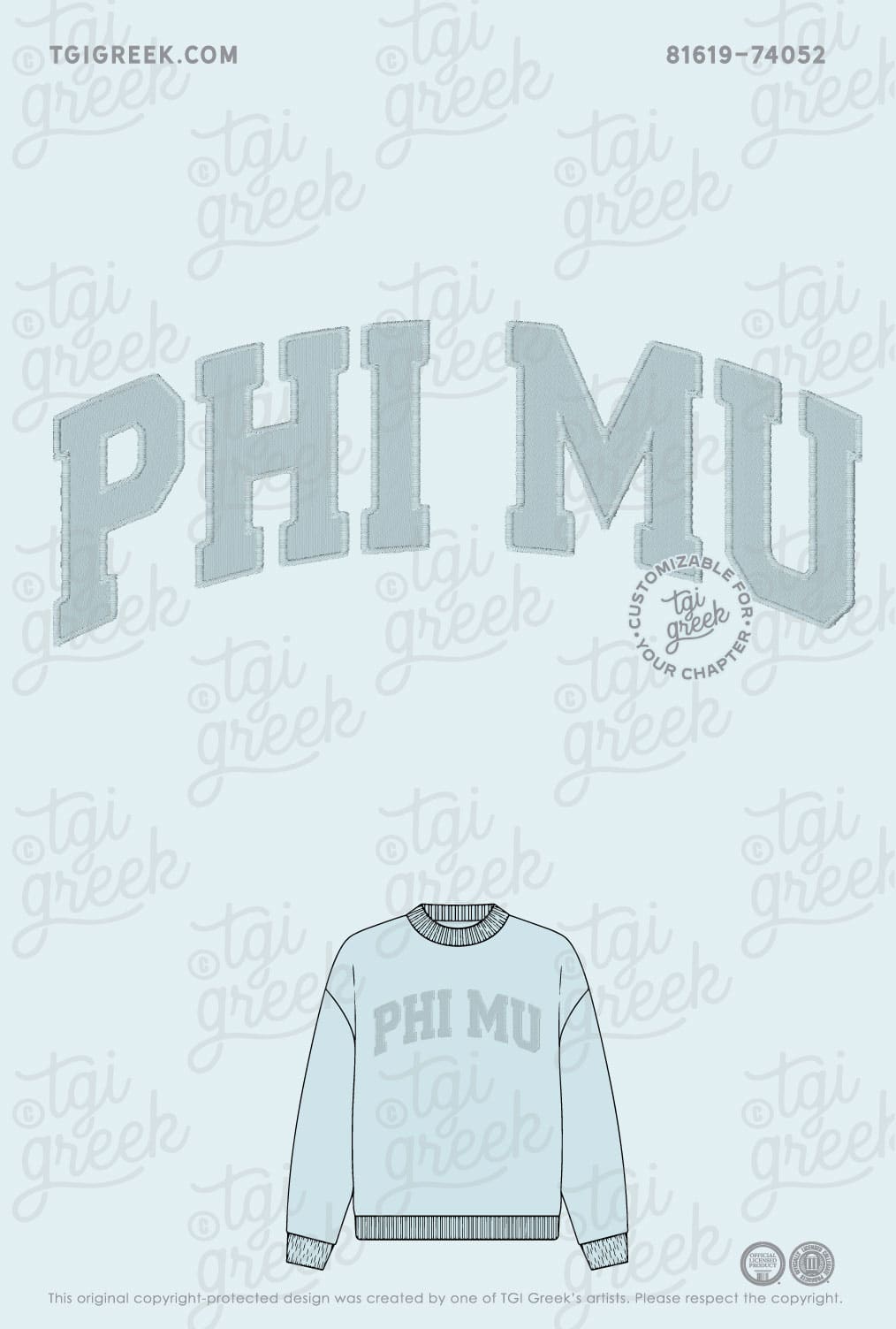 Phi Mu – MISS Mock Neck
