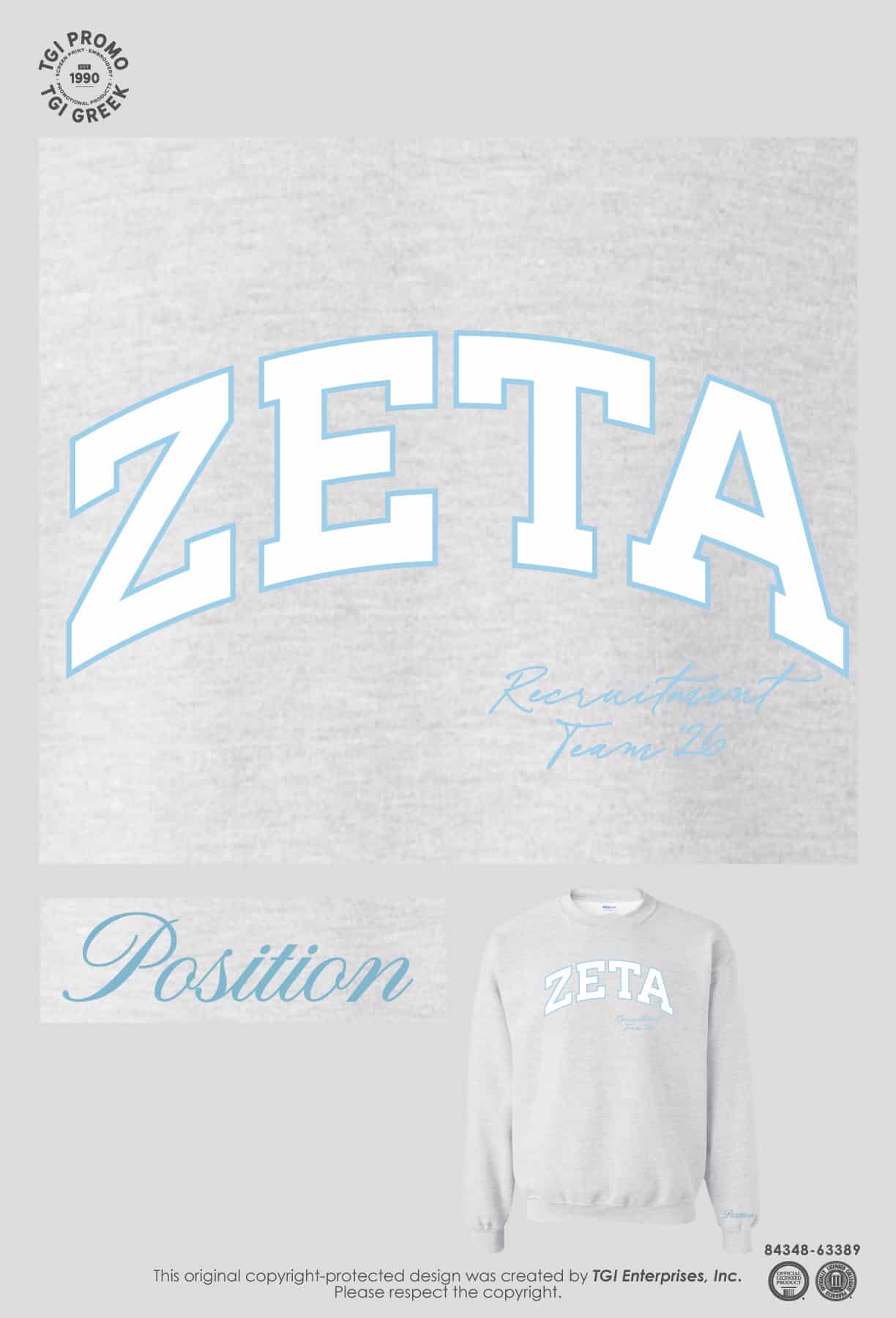 Zeta Tau Alpha – AUB Recruitment Sweatshirt