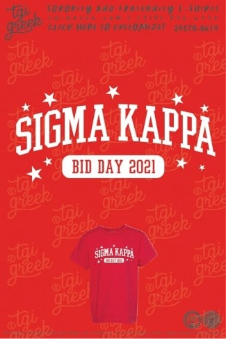 Sigma Kappa – Bid Day