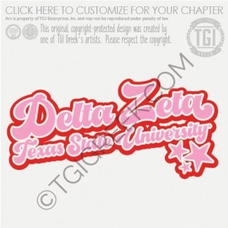 Delta Zeta-TSU Groovy Shirt