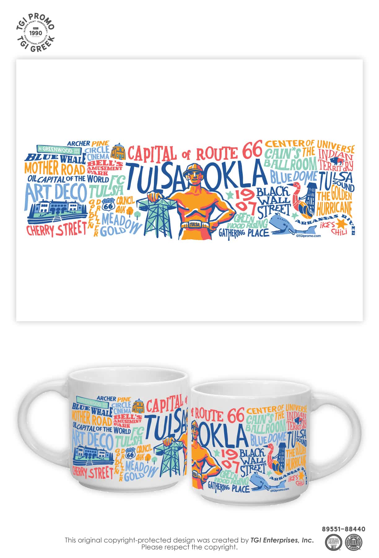 TGI Promo – Cap Cruise Party Zone Tulsa Iconic Mug