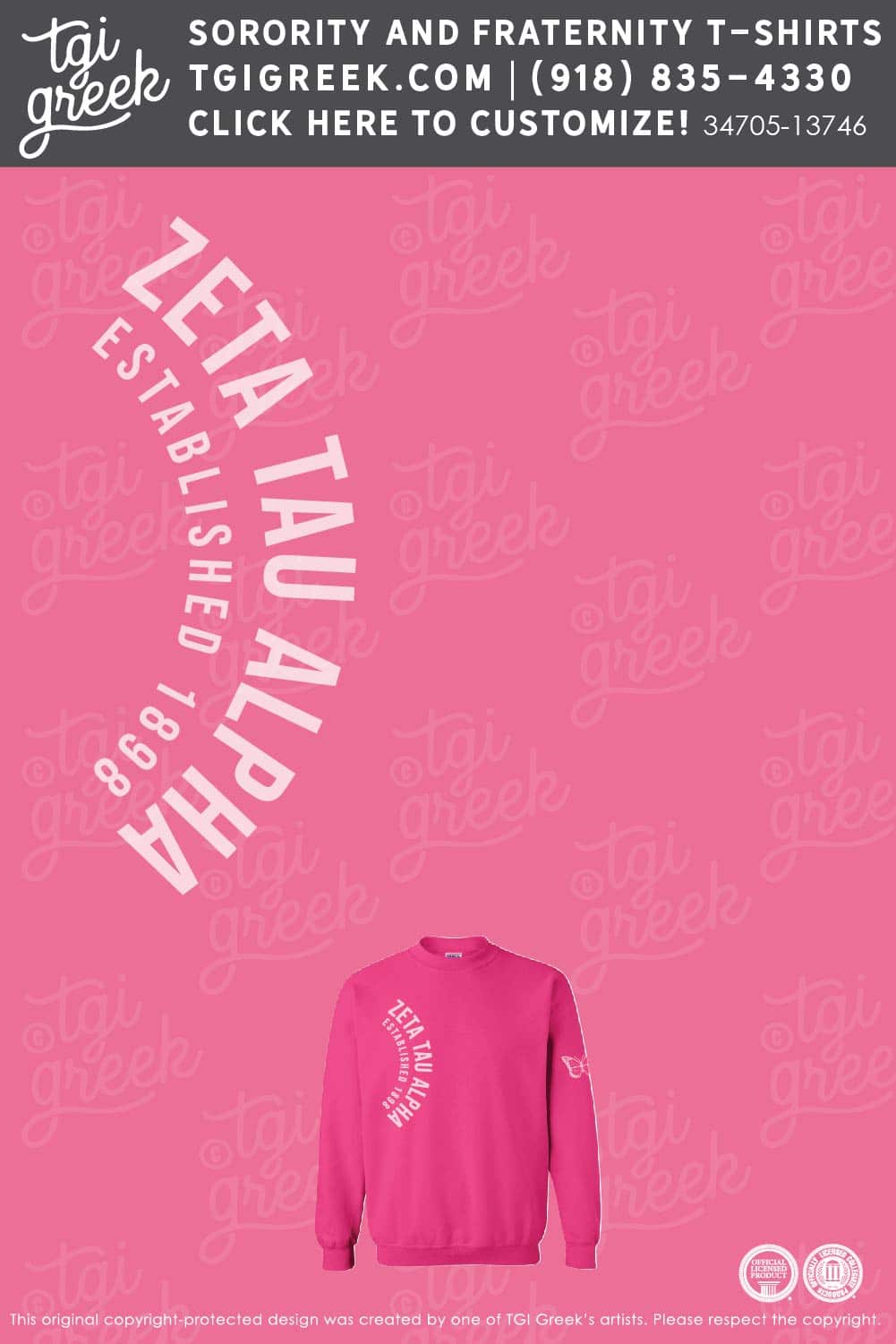 Zeta Tau Alpha – MSSU PR Crewneck