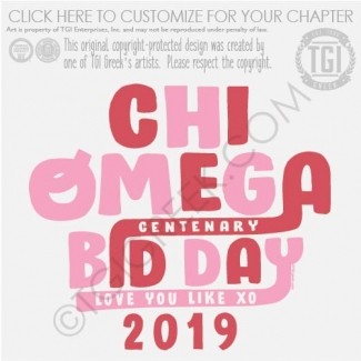 Chi Omega-CCL bid Day
