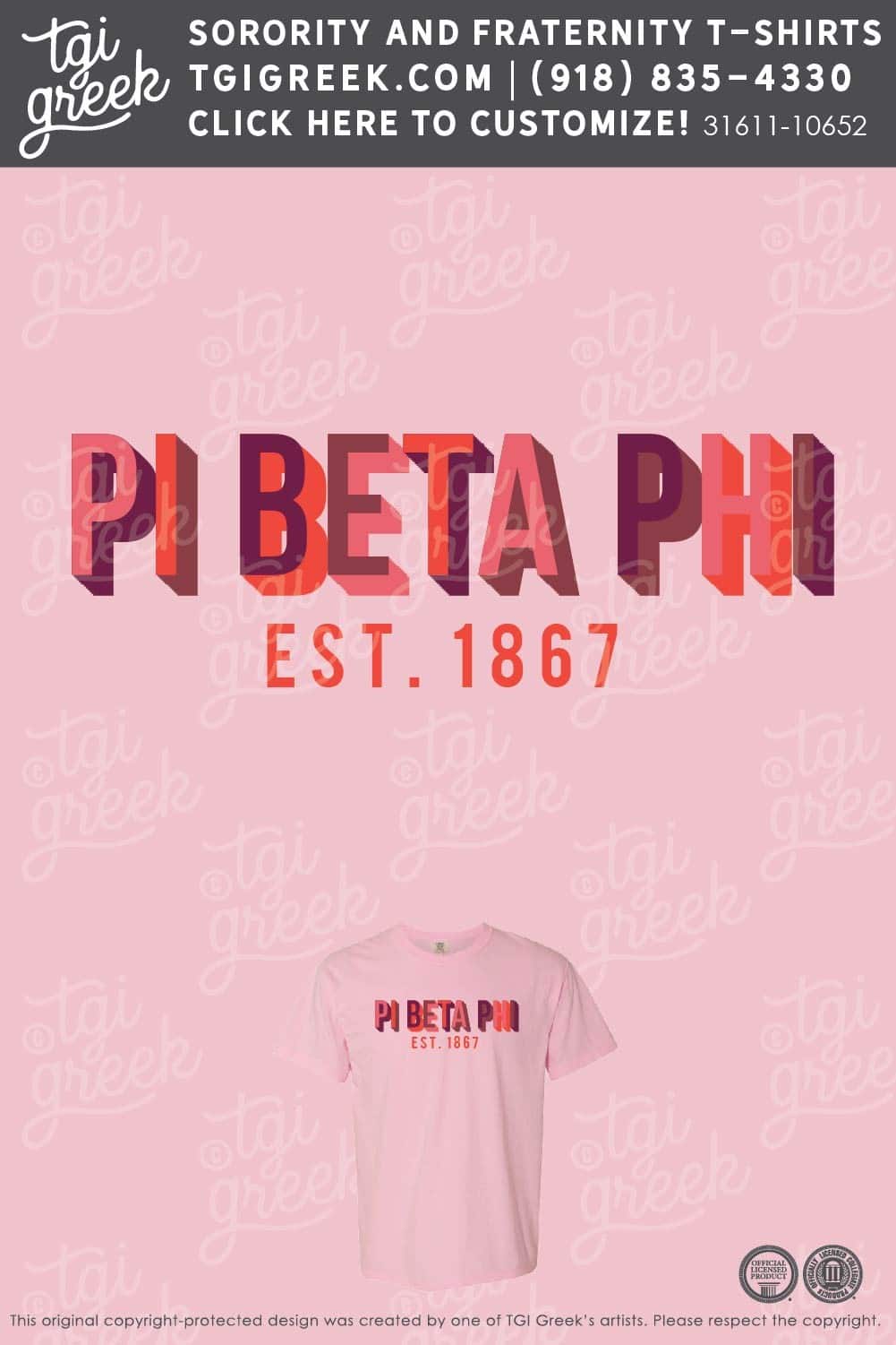 TGI – Pi Beta Phi Block Text