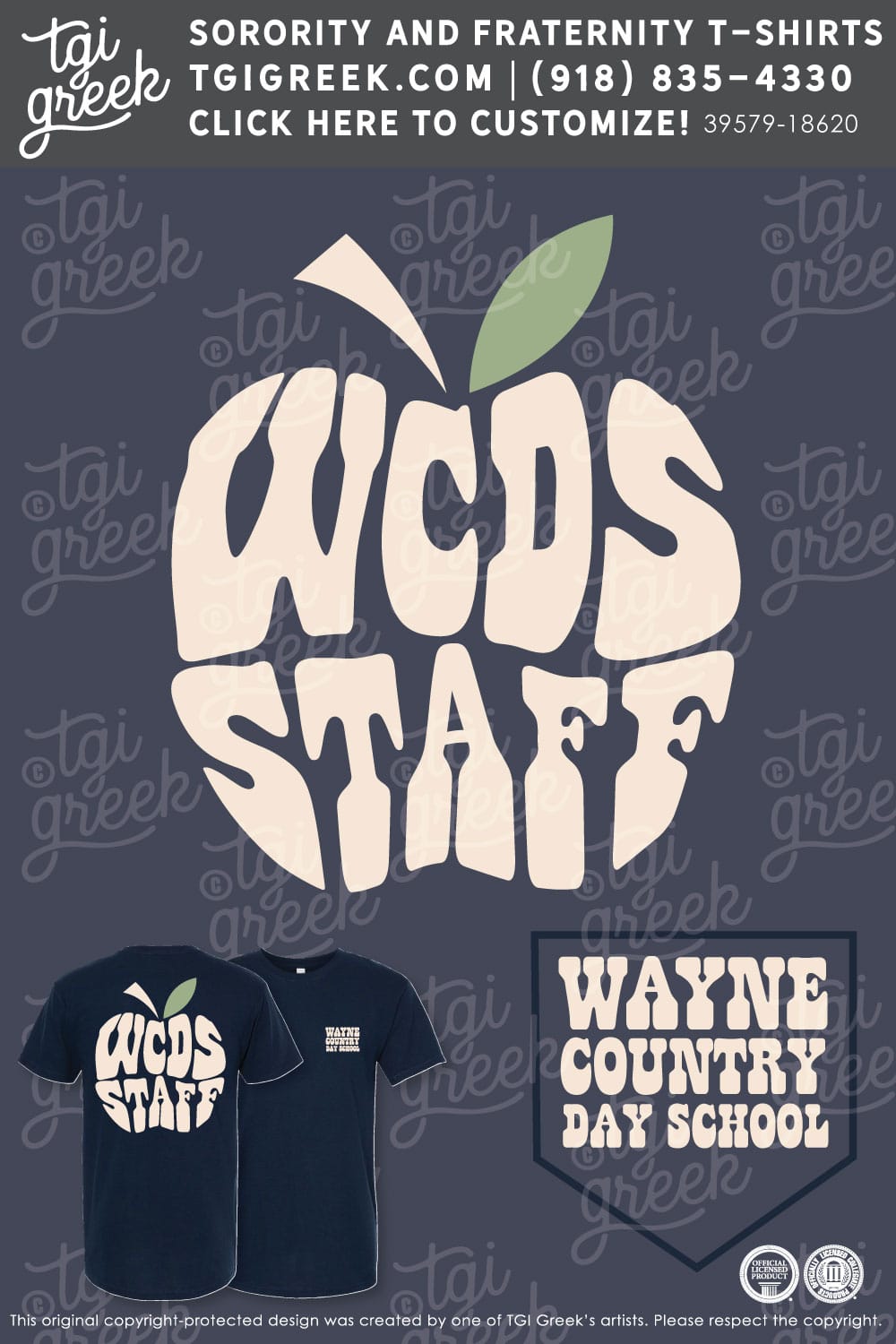 Wayne Country Day School – Apple Tee