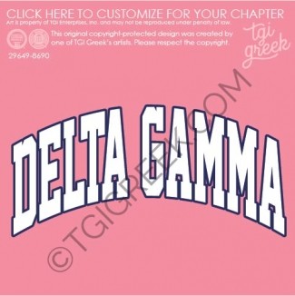 TGI – Delta Gamma Varsity Sweatshirt