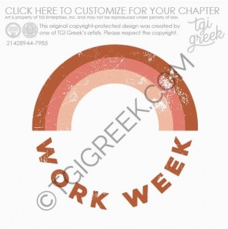 Delta Delta Delta – Work Week Rainbow