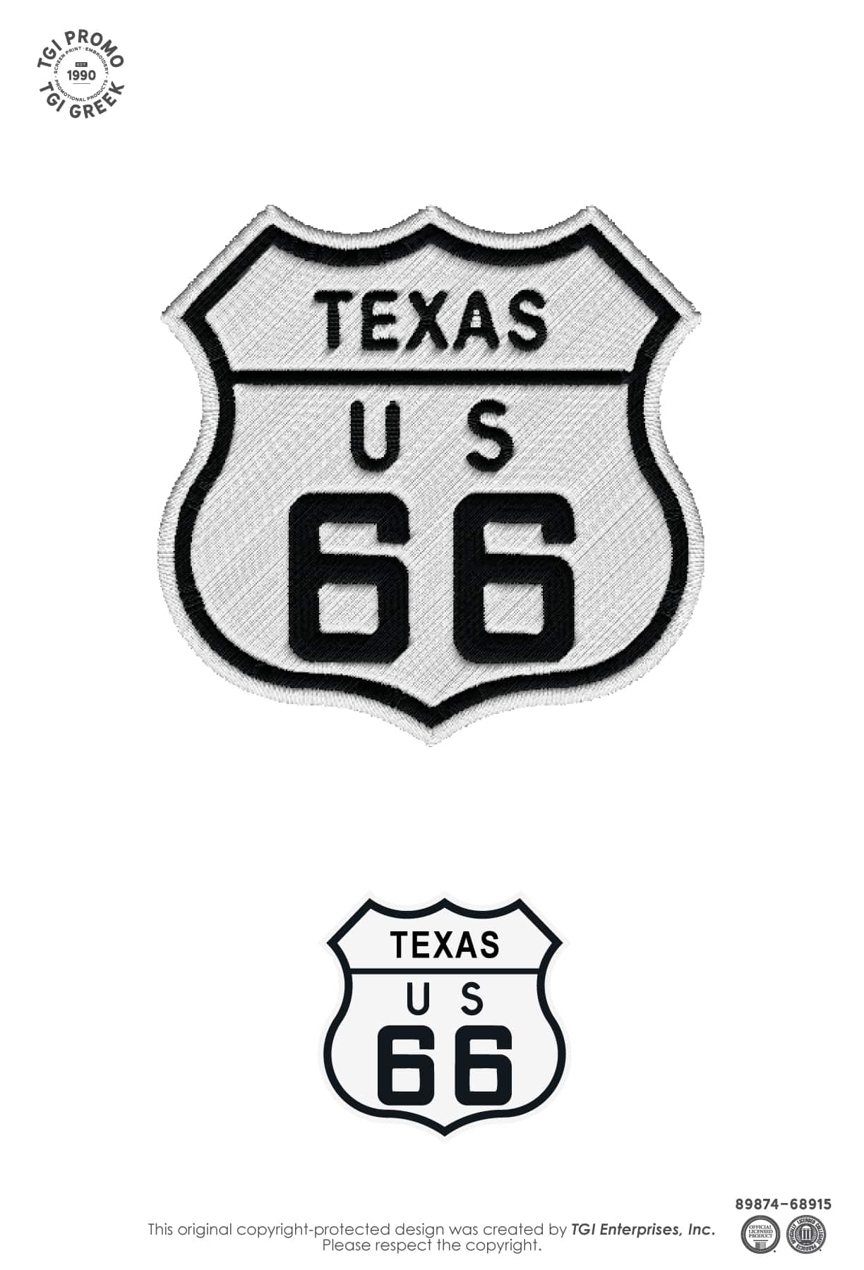 TGI Promo – Cap Cruise Texas Rt66 Patch