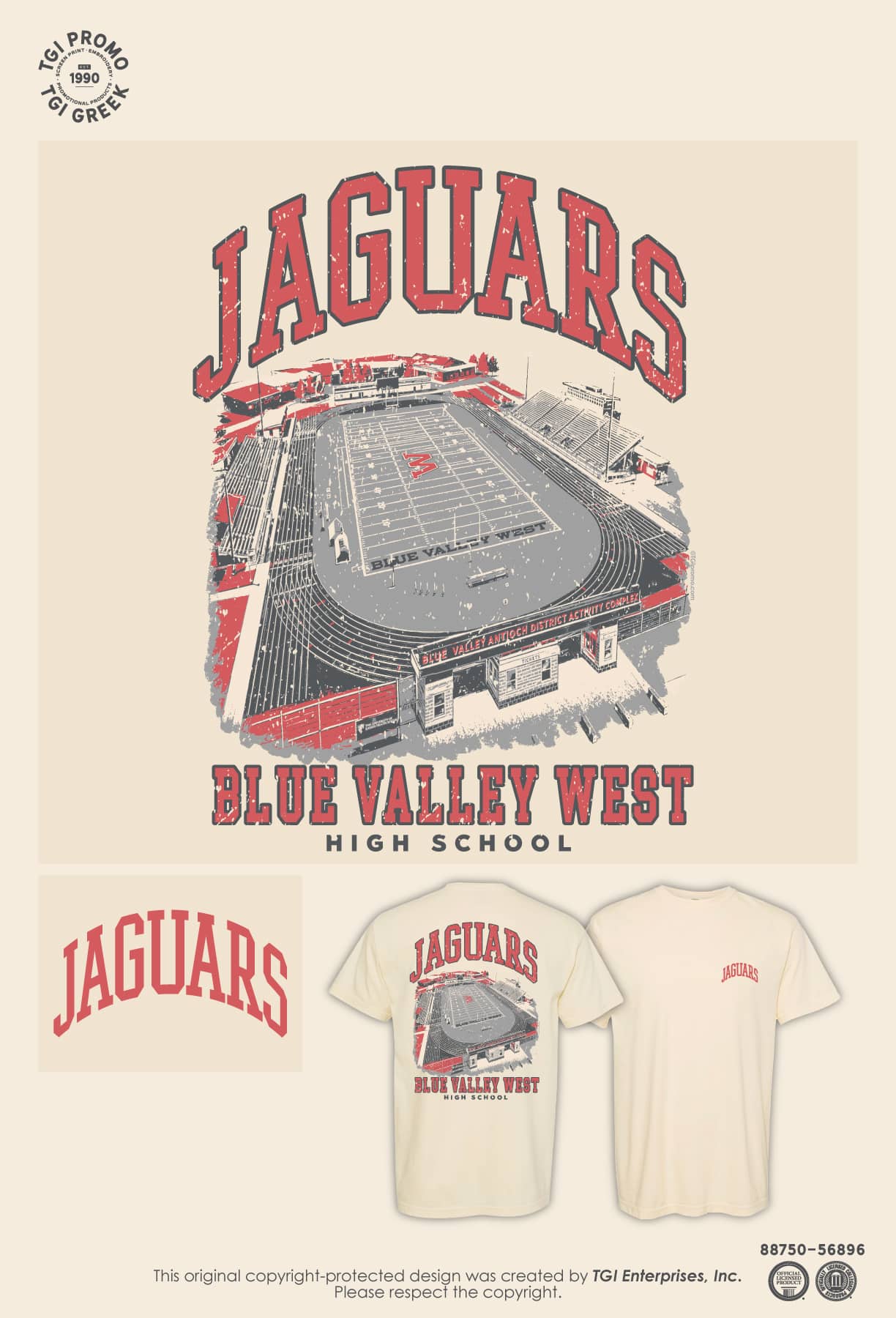 Blue Valley West High School – BVW Football Stadium
