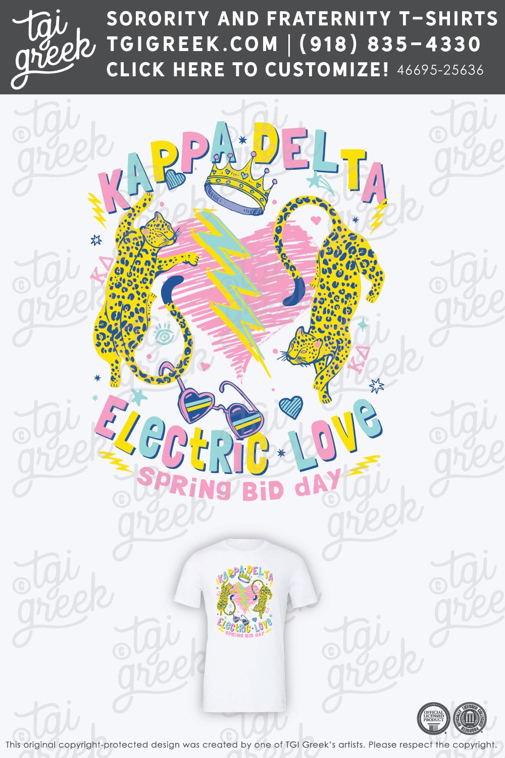TGI – Kappa Delta Electric Love Bid Day