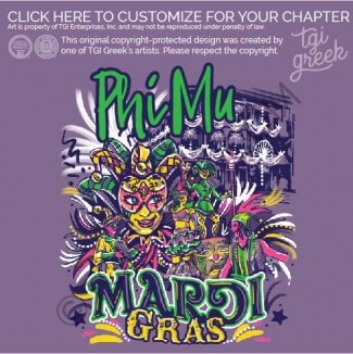 Phi Mu – USAL mardi Gras