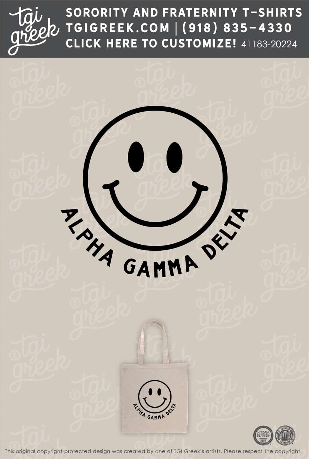 Alpha Gamma Delta – UCO Free Totes