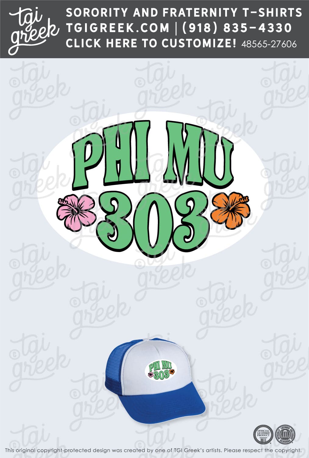 Phi Mu – UCOL Trucker Hat