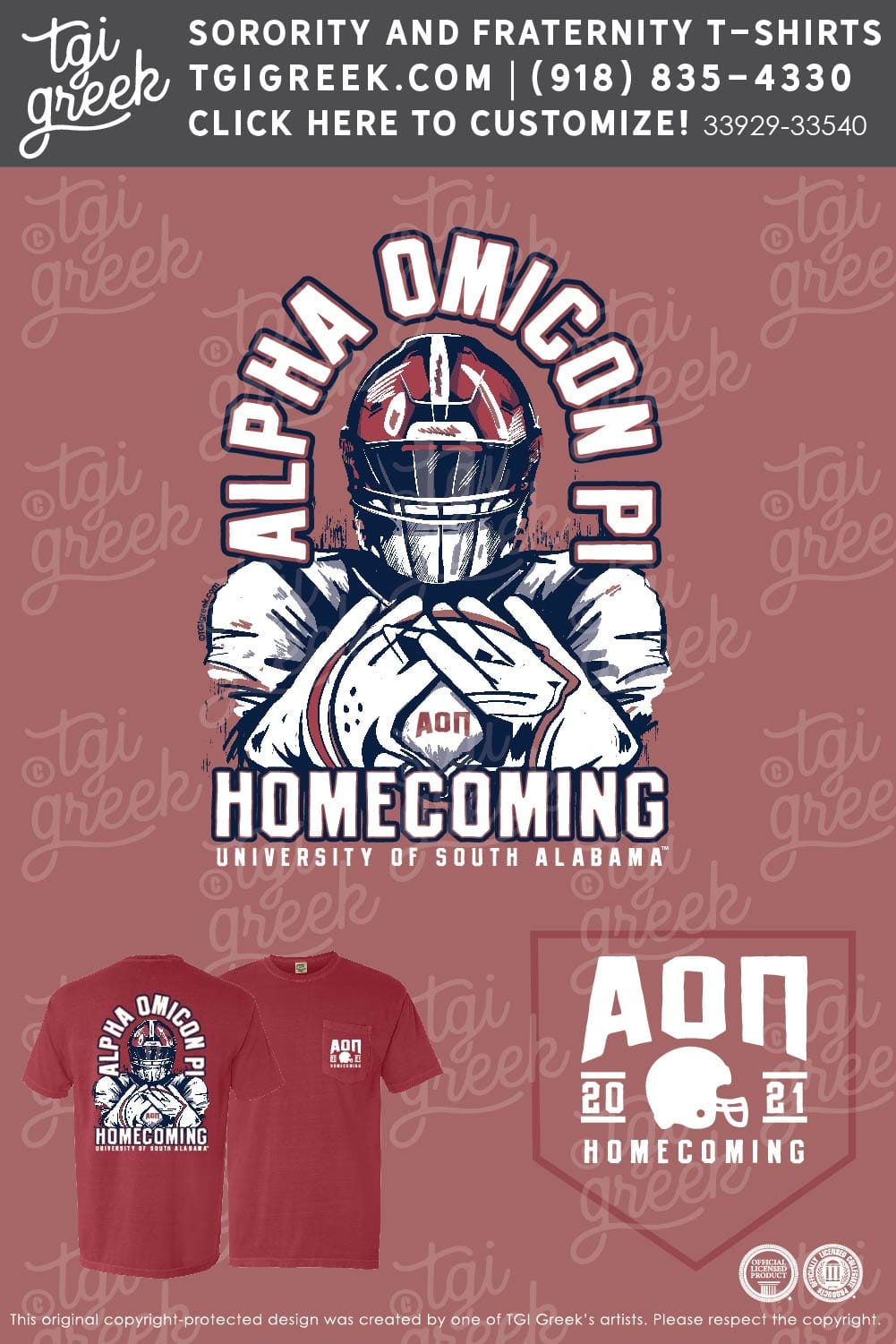 Alpha Omicron Pi – USAL Homecoming Game