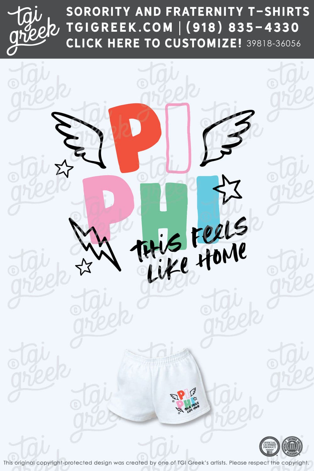 Pi Beta Phi – TENNKN Shorts