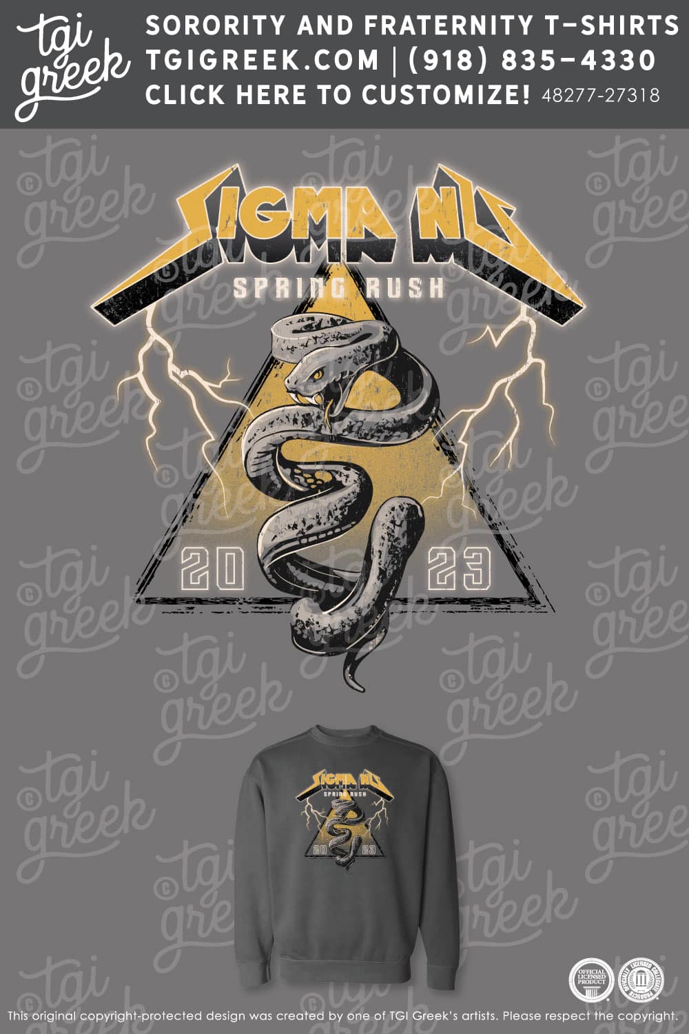 Sigma Nu – UAFS PR Sweatshirt
