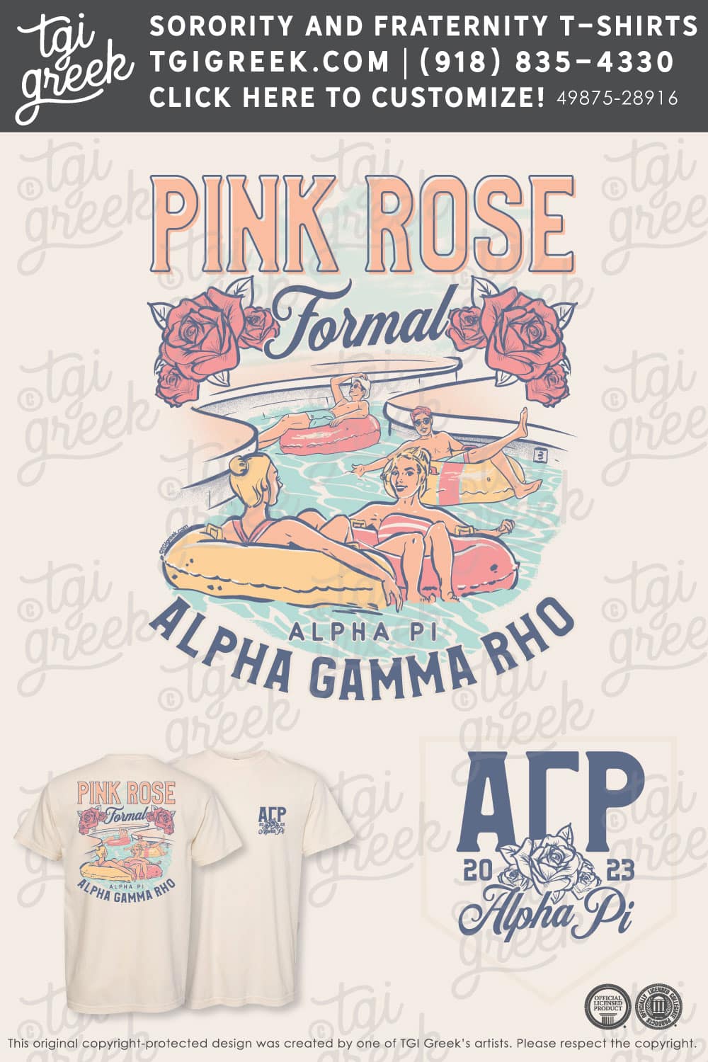 Alpha Gamma Rho – UAZ Pink Rose Formal